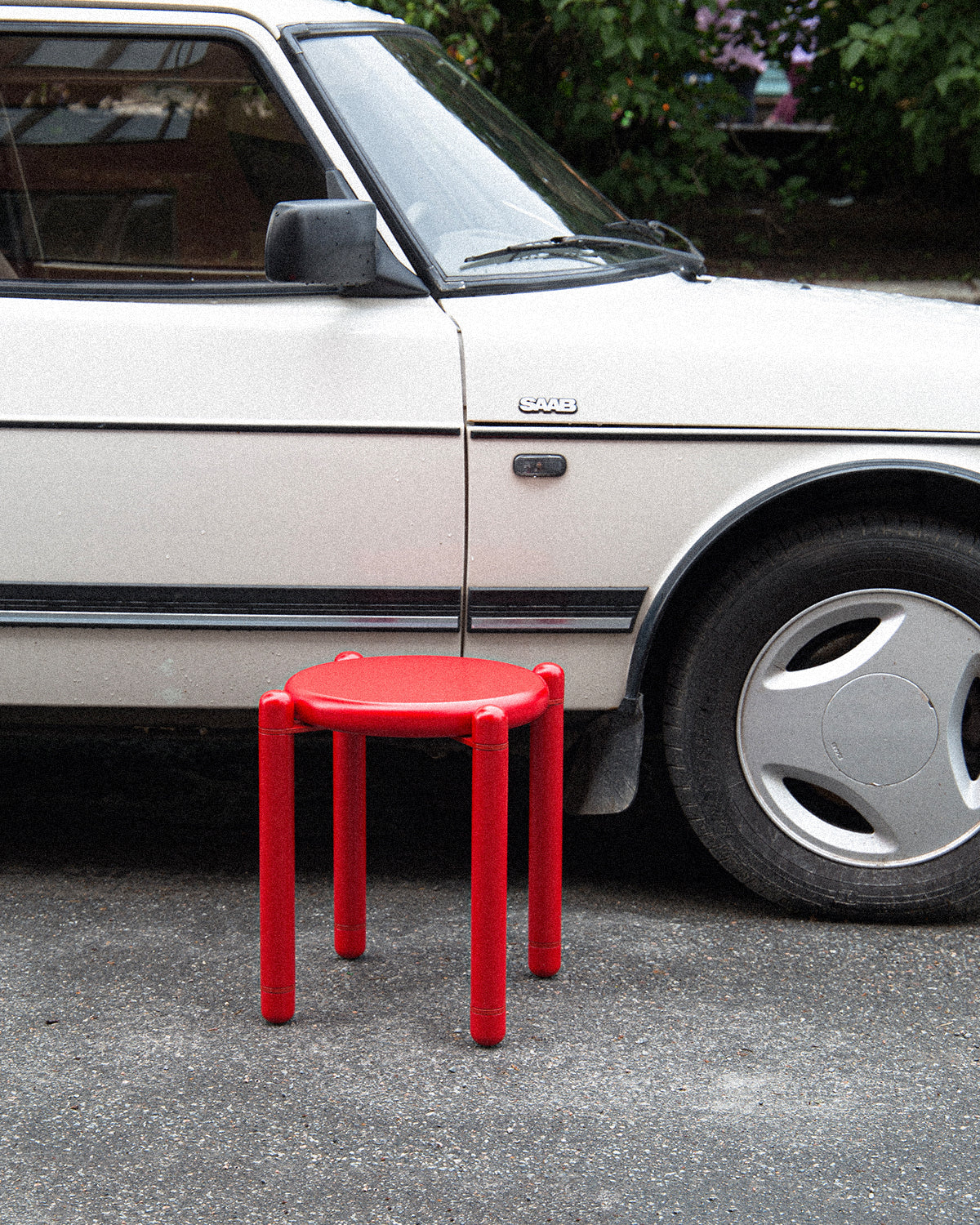 Stool 001 - Red