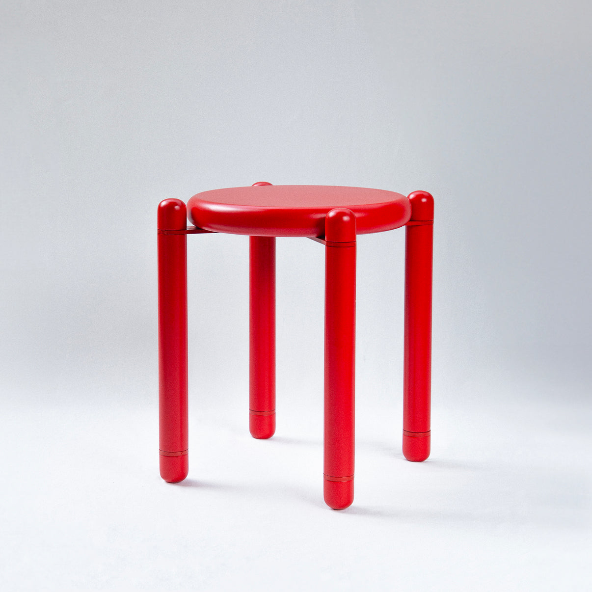 Red Stool 001 - Koia Objects - koia-objects.com